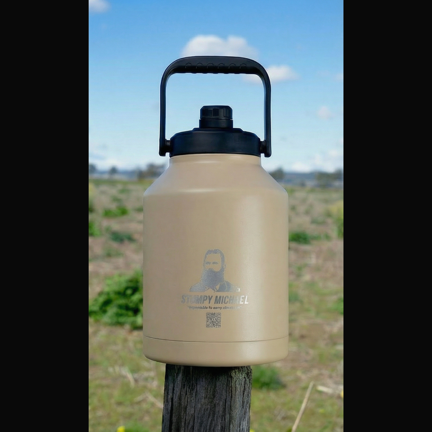 Stumpy Michael 6 Litre Water Bottle "Khaki"