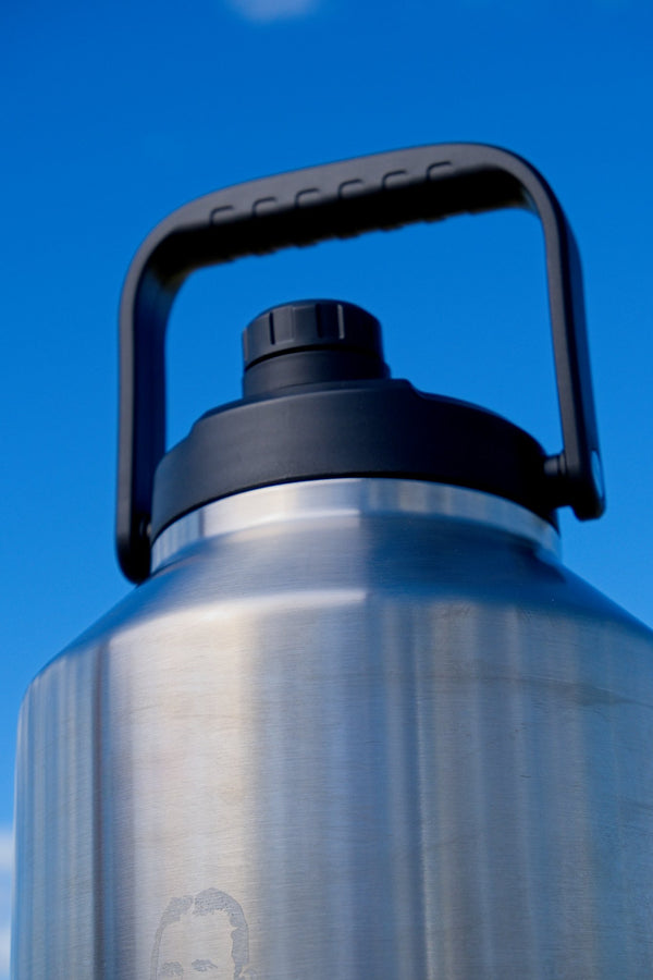 Stumpy Michael 6 Litre (1.6 USA gallons) Water Bottle Steel Shiny - USA