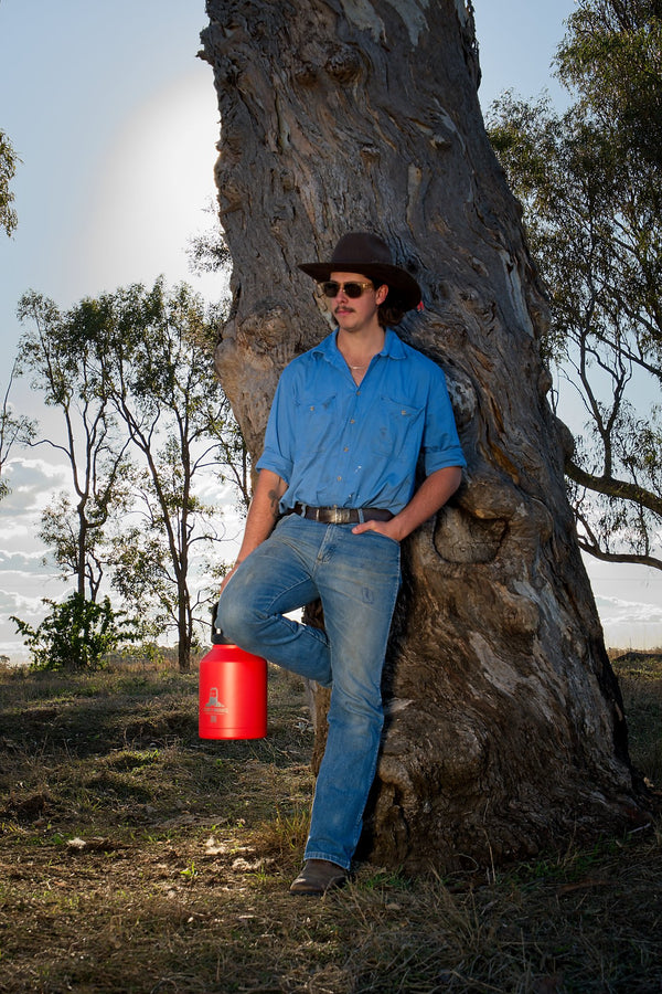 Stumpy Michael 6 Litre (1.6 USA gallons) Water Bottle "I see RED" - USA