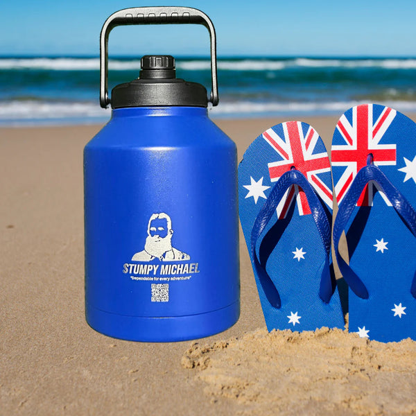 Stumpy Michael 6 Litre (1.6 USA gallons) Water Bottle Horizon Light Blue - USA