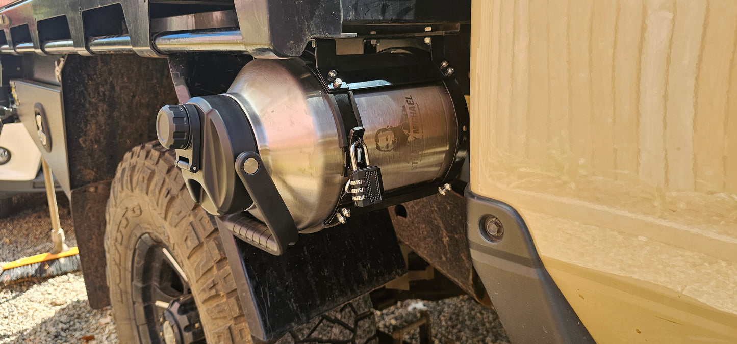 Stumpy holder Bottle holder lockable 