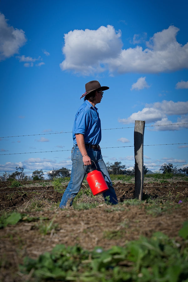 Stumpy Michael 6 Litre (1.6 USA gallons) Water Bottle "I see RED" - USA