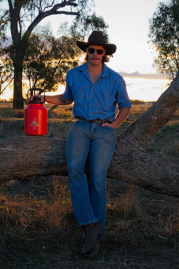 Stumpy Michael 6 Litre (1.6 USA gallons) Water Bottle "I see RED" - USA