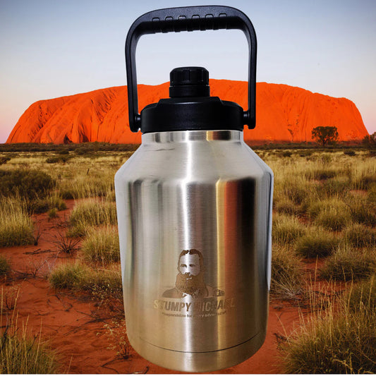 Stumpy Michael 6 Litre Water Bottle Steel Shiny - AUS